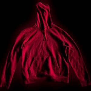 Red Tek Gear Ultrasoft Fleece Hoodie, Size M, Mens [] Long sleeve
